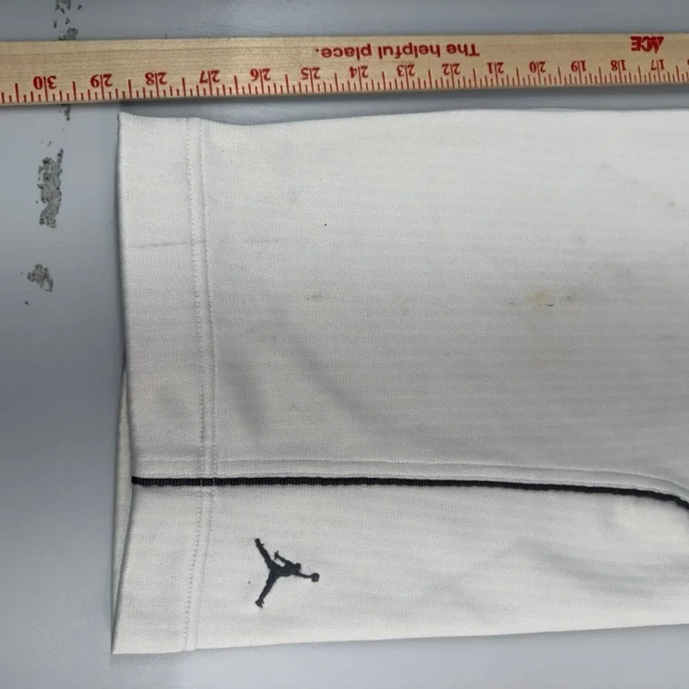Jordan Mens White Jumpman Athletic Sweatpants Large RN 56323 Track Pants